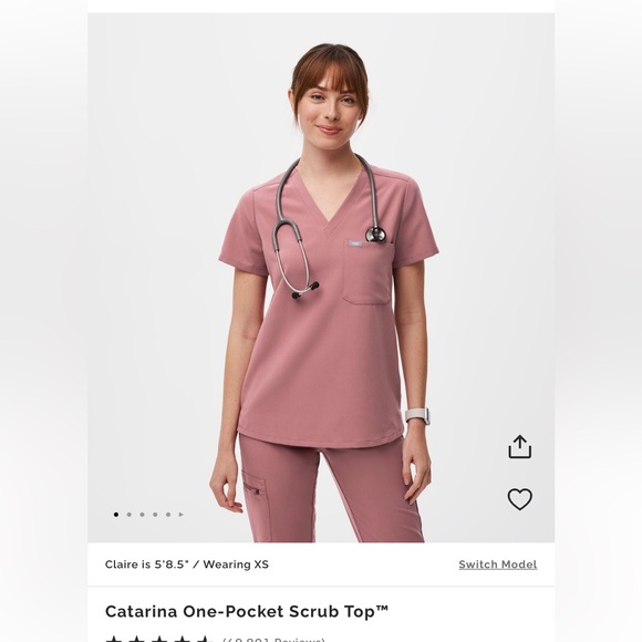 FIGS Catarina one pocket scrub top - Picture 1 of 4